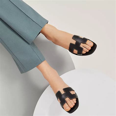 hermes oren|Hermes oran sandals.